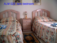 ALM 029 twin bedroom of this 2 bedroom villa at la marquesa golf course, ciudad quesada, costa blanca, spain 