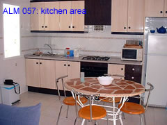 ALM 057 kitchen  area of this three bedroom villa at la marquesa golf course, ciudad quesada, costa blanca, spain 