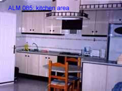 ALM 085 kitchen area of this one bedroom villa at la marquesa golf course, ciudad quesada, costa blanca, spain