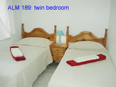 ALM 189 twin bedroom of this 3 bedroom villa at la marquesa golf course, ciudad quesada, costa blanca, spain 