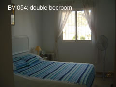 BV 054 double bedroom of this 2 bedroom apartment overlooking la marquesa golf course, ciudad quesada, costa blanca, spain 