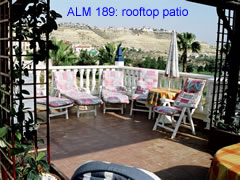 ALM 189 rooftop patio of this 3 bedroom villa at la marquesa golf course, ciudad quesada, costa blanca, spain 